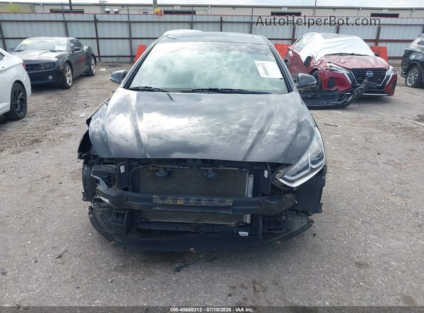 5NPE34AF5JH667576 2018 HYUNDAI SONATA Черный Вид щитка приборов