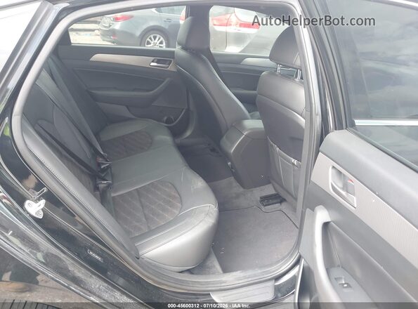 5NPE34AF5JH667576 2018 HYUNDAI SONATA Черный Вид наклейки с VIN-кодом