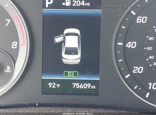 5NPE34AF5JH667576 2018 HYUNDAI SONATA Черный 