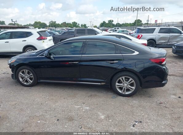 5NPE34AF5JH667576 2018 HYUNDAI SONATA Черный Панорамный вид салона 360°
