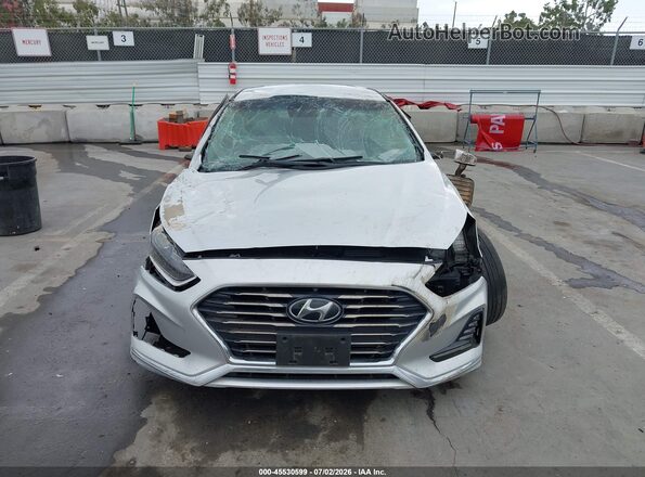 5NPE34AF5JH669571 2018 HYUNDAI SONATA Silver Dashboard view