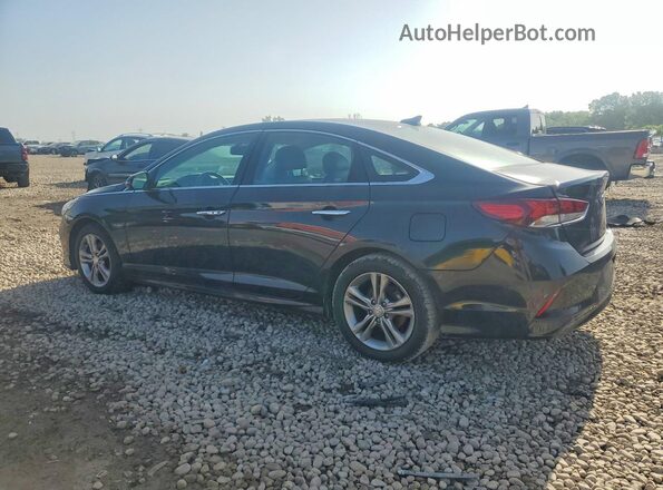 5NPE34AF5JH686290 2018 HYUNDAI SONATA Black უკანა მარცხენა