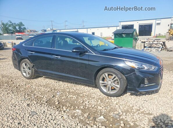 5NPE34AF5JH686290 2018 HYUNDAI SONATA Black წინა მარჯვენა