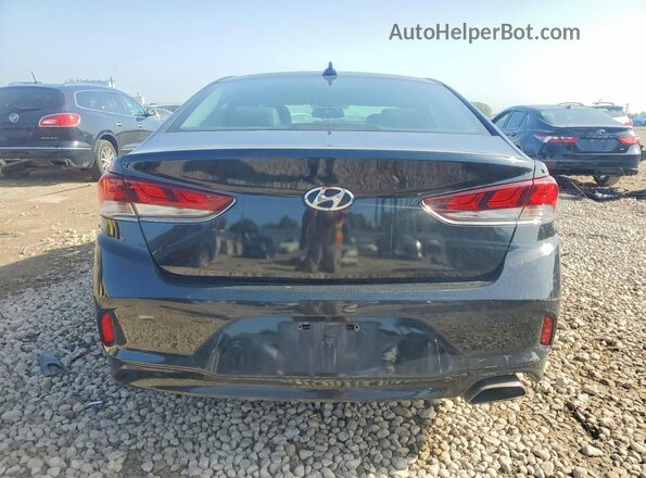 5NPE34AF5JH686290 2018 HYUNDAI SONATA Black უკანა ხედი