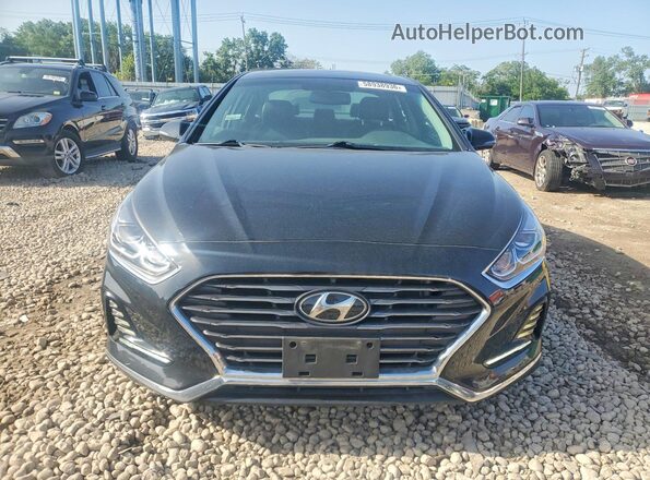 5NPE34AF5JH686290 2018 HYUNDAI SONATA Black წინა ხედი