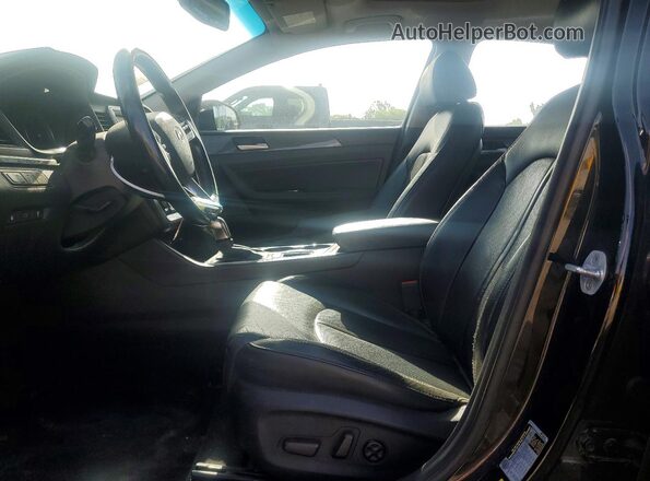 5NPE34AF5JH686290 2018 HYUNDAI SONATA Black წინა სალონის ხედი