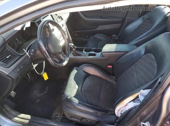 5NPE34AF5JH687441 2018 HYUNDAI SONATA Gray წინა სალონის ხედი