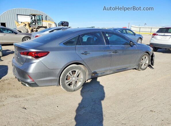 5NPE34AF5JH687441 2018 HYUNDAI SONATA Gray უკანა მარჯვენა
