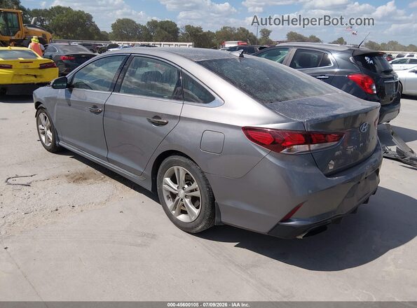 5NPE34AF5JH694924 2018 HYUNDAI SONATA Gray უკანა მარცხენა