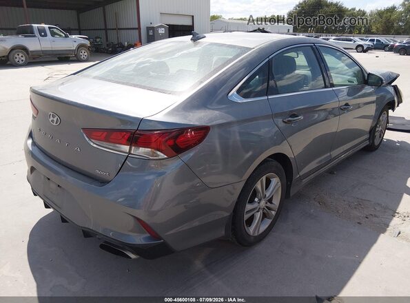 5NPE34AF5JH694924 2018 HYUNDAI SONATA Gray უკანა მარჯვენა