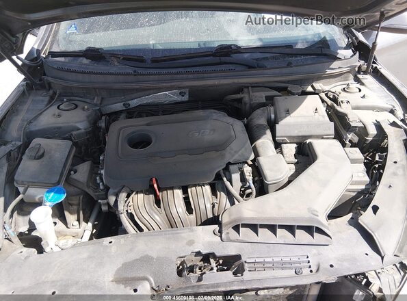 5NPE34AF5JH694924 2018 HYUNDAI SONATA Gray უკანა ხედი