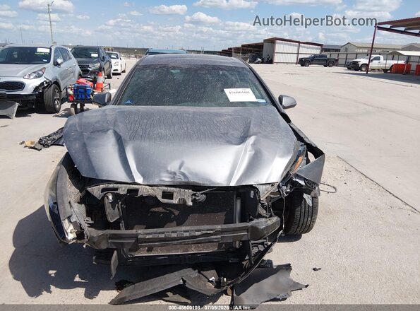 5NPE34AF5JH694924 2018 HYUNDAI SONATA Gray ხელსაწყოთა პანელის ხედი