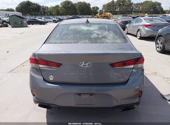 5NPE34AF5JH694924 2018 HYUNDAI SONATA Gray 