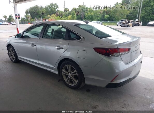 5NPE34AF5JH714380 2018 HYUNDAI SONATA Серебряный Задняя левая четверть