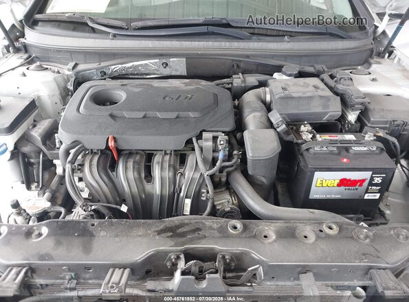 5NPE34AF5JH714380 2018 HYUNDAI SONATA Серебряный Вид сзади