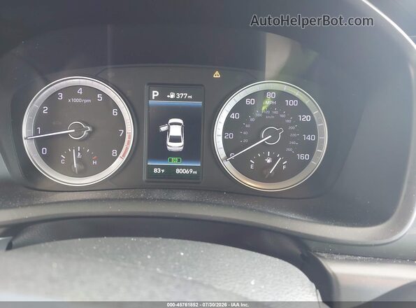 5NPE34AF5JH714380 2018 HYUNDAI SONATA Серебряный Вид задних сидений