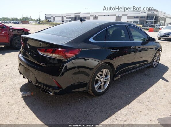 5NPE34AF5KH763662 2019 HYUNDAI SONATA Black Հետևի աջ