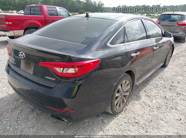 5NPE34AF6GH271861 2016 HYUNDAI SONATA Black უკანა მარჯვენა