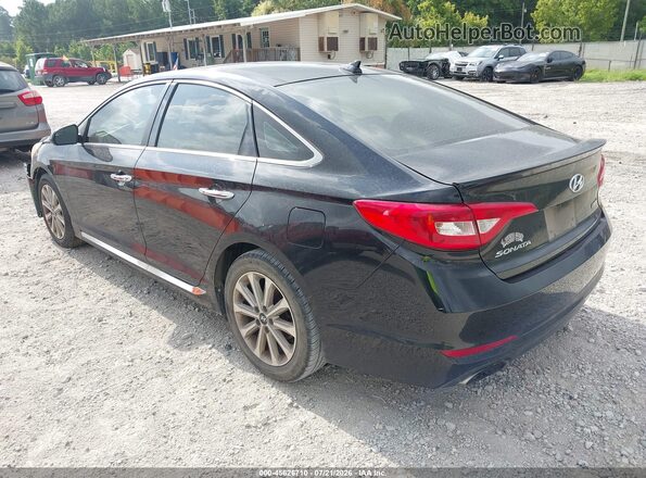 5NPE34AF6GH271861 2016 HYUNDAI SONATA Black უკანა მარცხენა