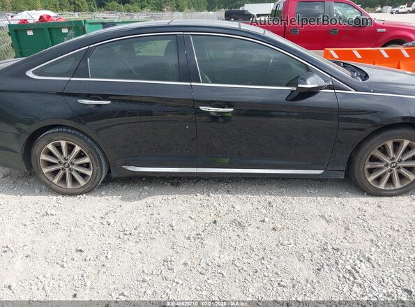 5NPE34AF6GH271861 2016 HYUNDAI SONATA Black ხელსაწყოთა პანელის ხედი