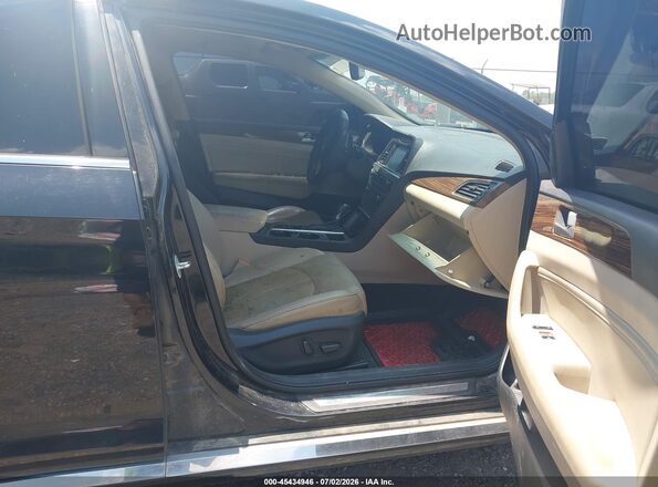 5NPE34AF6GH279037 2016 HYUNDAI SONATA Black Front interior view