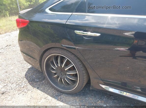 5NPE34AF6GH279037 2016 HYUNDAI SONATA Black Front view
