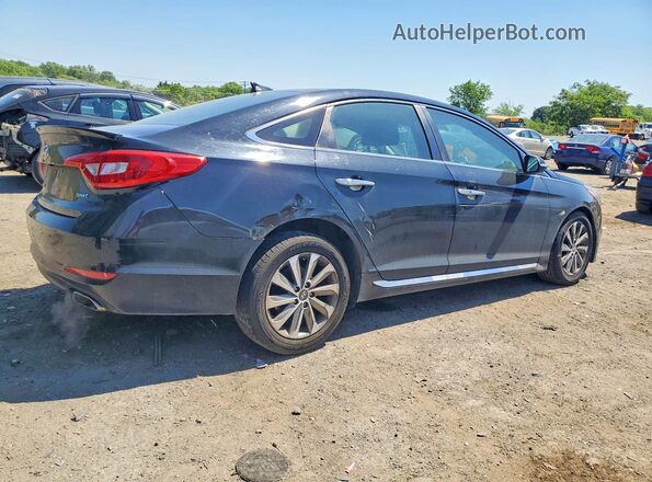 5NPE34AF6GH283072 2016 HYUNDAI SONATA Black Tył prawy