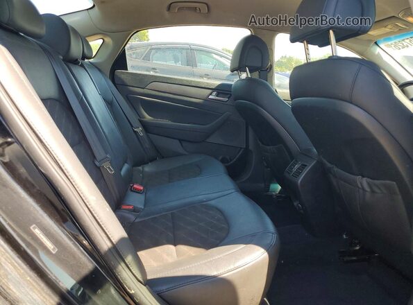 5NPE34AF6GH283072 2016 HYUNDAI SONATA Black Widok tylnych siedzeń