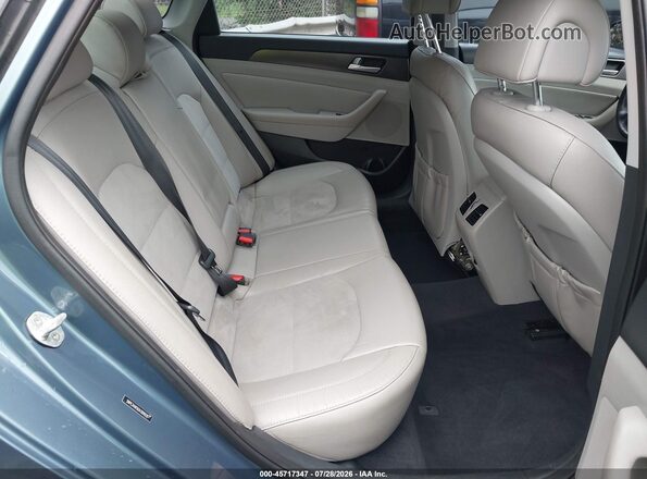 5NPE34AF6GH309928 2016 HYUNDAI SONATA Blue Widok naklejki z numerem VIN