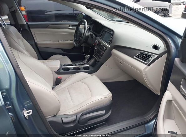 5NPE34AF6GH309928 2016 HYUNDAI SONATA Blue Widok wnętrza z przodu
