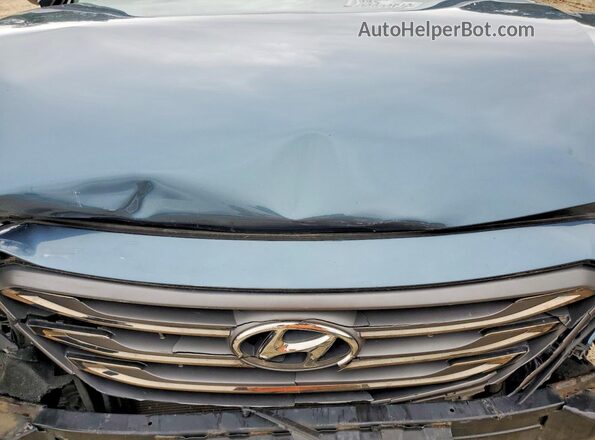 5NPE34AF6GH325398 2016 HYUNDAI SONATA Blue Rear interior view