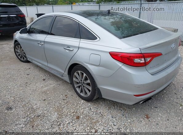 5NPE34AF6GH327684 2016 HYUNDAI SONATA Silver Tył lewy
