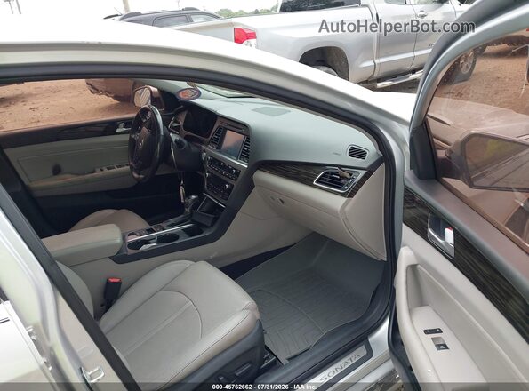 5NPE34AF6GH327684 2016 HYUNDAI SONATA Silver Widok wnętrza z przodu