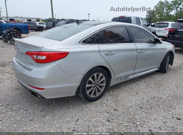 5NPE34AF6GH327684 2016 HYUNDAI SONATA Silver Tył prawy