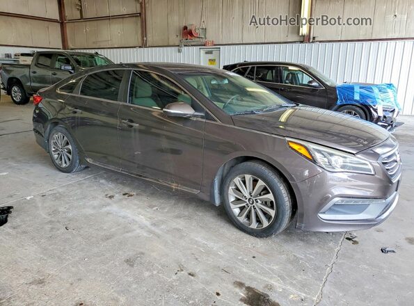 5NPE34AF6GH328866 2016 HYUNDAI SONATA Gray წინა მარჯვენა