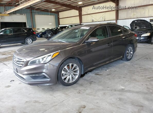 5NPE34AF6GH328866 2016 HYUNDAI SONATA Gray 