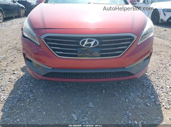 5NPE34AF6GH339351 2016 HYUNDAI SONATA Red Instrument cluster view
