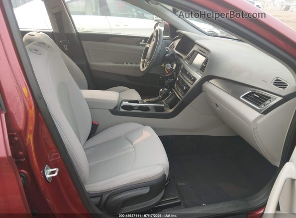 5NPE34AF6GH359115 2016 HYUNDAI SONATA Red Vista interior delantera