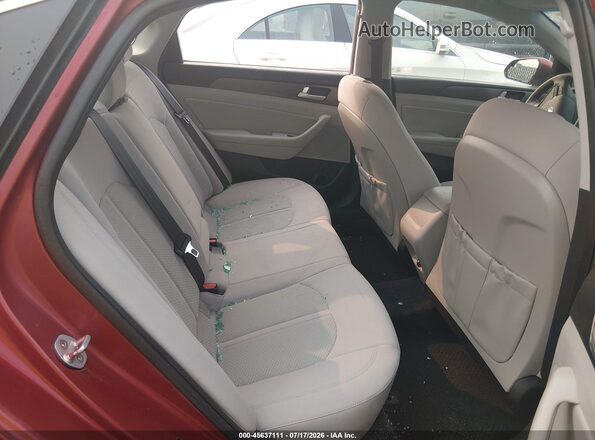 5NPE34AF6GH359115 2016 HYUNDAI SONATA Red Vista de la etiqueta del VIN