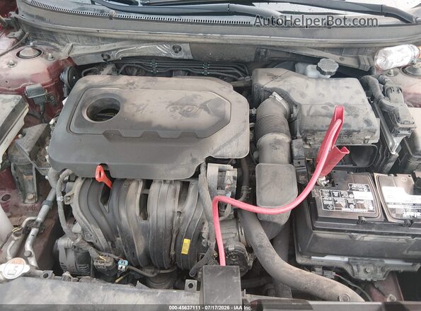 5NPE34AF6GH359115 2016 HYUNDAI SONATA Red Vista trasera