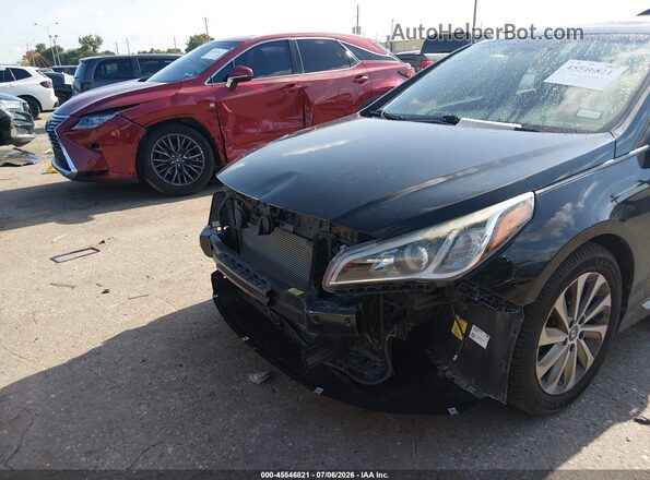 5NPE34AF6GH362208 2016 HYUNDAI SONATA Black Vista frontal