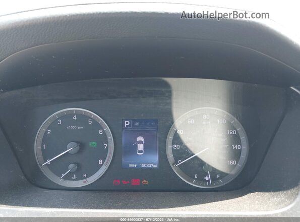 5NPE34AF6GH371765 2016 HYUNDAI SONATA Red Vista de los asientos traseros