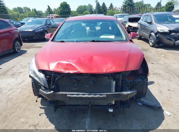 5NPE34AF6GH371765 2016 HYUNDAI SONATA Red Vista del cuadro de instrumentos