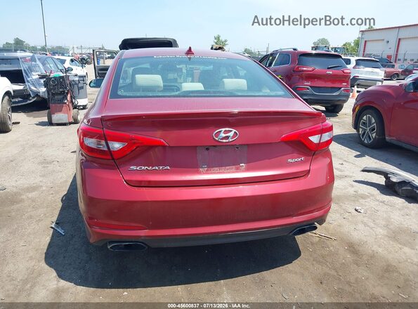 5NPE34AF6GH371765 2016 HYUNDAI SONATA Red 