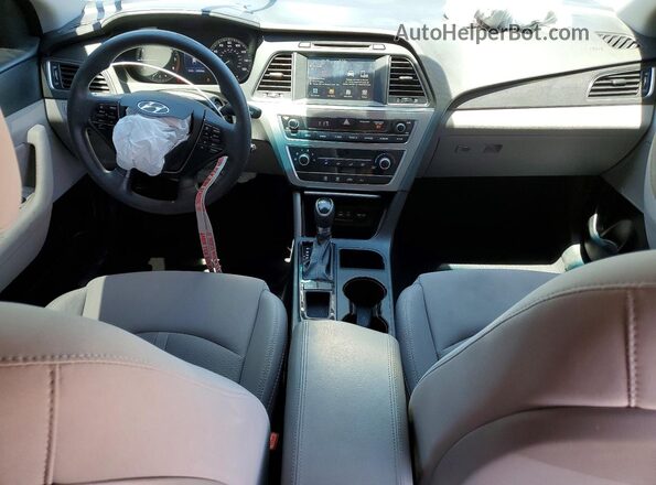 5NPE34AF6GH410080 2016 HYUNDAI SONATA Silver წინა პანელის ხედი