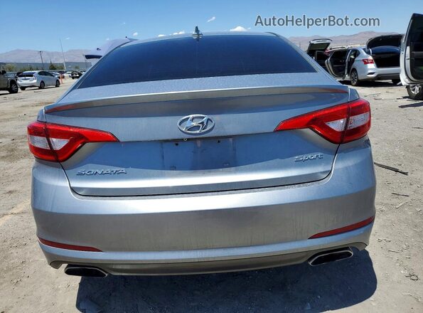 5NPE34AF6GH410080 2016 HYUNDAI SONATA Silver უკანა ხედი