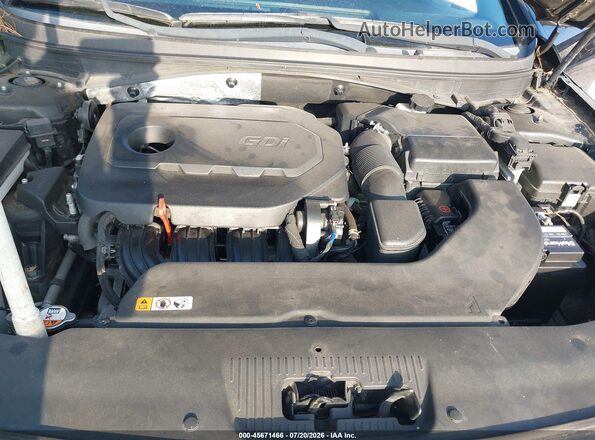 5NPE34AF6GH412721 2016 HYUNDAI SONATA Black Rear view