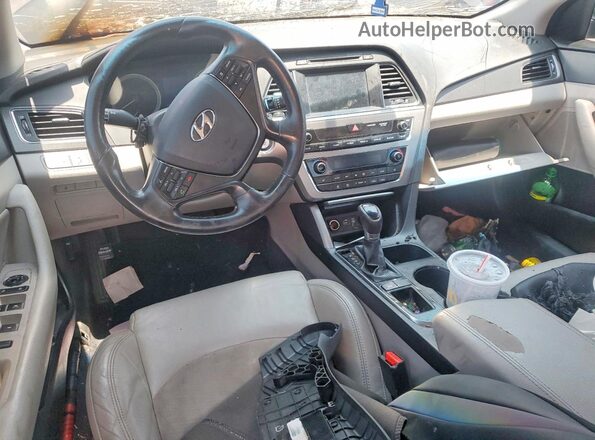 5NPE34AF6GH422696 2016 HYUNDAI SONATA Серый Вид панели приборов
