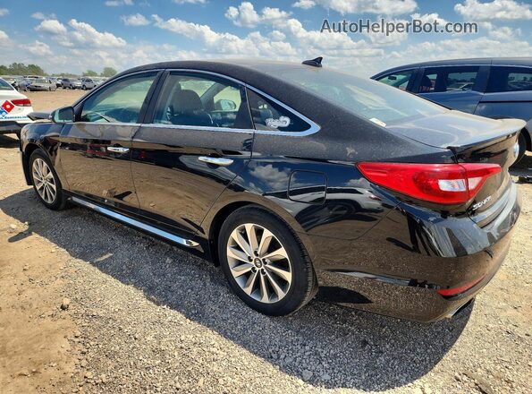 5NPE34AF6GH430281 2016 HYUNDAI SONATA Черный Задняя левая четверть