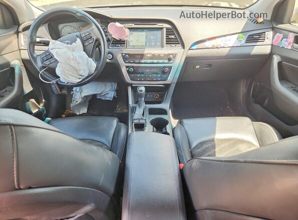 5NPE34AF6GH430281 2016 HYUNDAI SONATA Черный Вид панели приборов